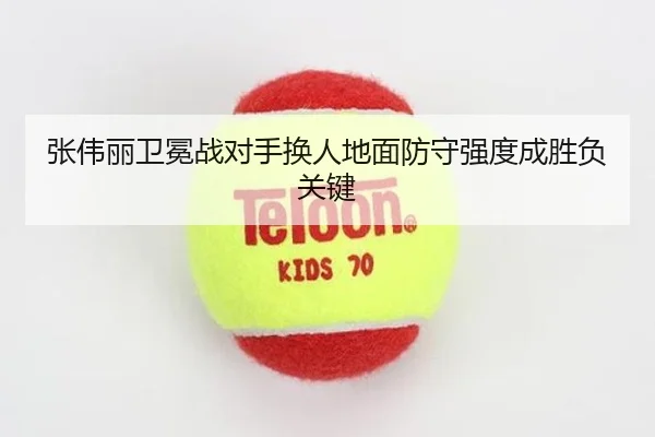 张伟丽卫冕战对手换人地面防守强度成胜负关键